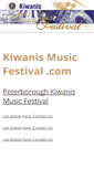 Mobile Screenshot of kiwanismusicfestival.com